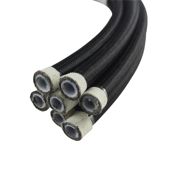 Black Nylon PTFE Fuel Hose bjrperformance
